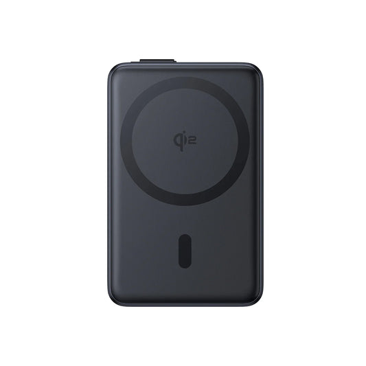 Ekstern trådløs batteri Baseus Nomos, 10000mAh, 45W, PD + FQI, 1 x QI - 2 x USB-C, Sort P10078800123-00