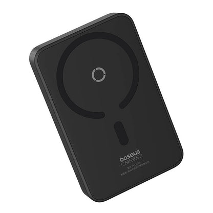 Ekstern trådløs batteri Baseus MagPro PPCXZ05, 5000mAh, 20W, PD + FQI, 1 x QI - 1 x USB-C, Sort, Genforseglet P10064101123-00
