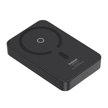 Ekstern trådløs batteri Baseus MagPro PPCXZ05, 5000mAh, 20W, PD + FQI, 1 x QI - 1 x USB-C, Sort, Genforseglet P10064101123-00