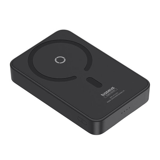 Ekstern trådløs batteri Baseus MagPro PPCXZ05, 5000mAh, 20W, PD + FQI, 1 x QI - 1 x USB-C, Sort, Genforseglet P10064101123-00
