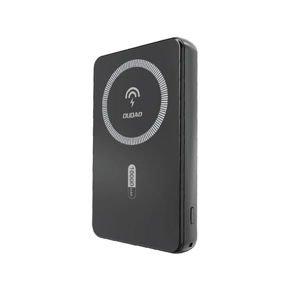 Trådløs Ekstern Batteri Dudao K14S, 5000mAh, 20W, QC + PD + FQI, 1 x QI - 1 x USB-A - 1 x USB-C, Sort