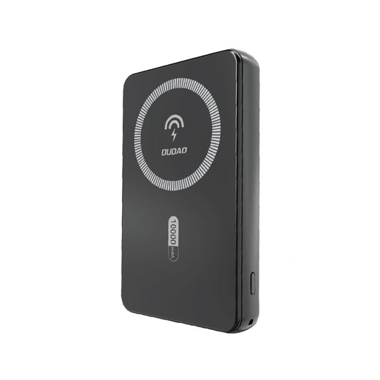 Trådløs Ekstern Batteri Dudao K14S, 5000mAh, 20W, QC + PD + FQI, 1 x QI - 1 x USB-A - 1 x USB-C, Sort