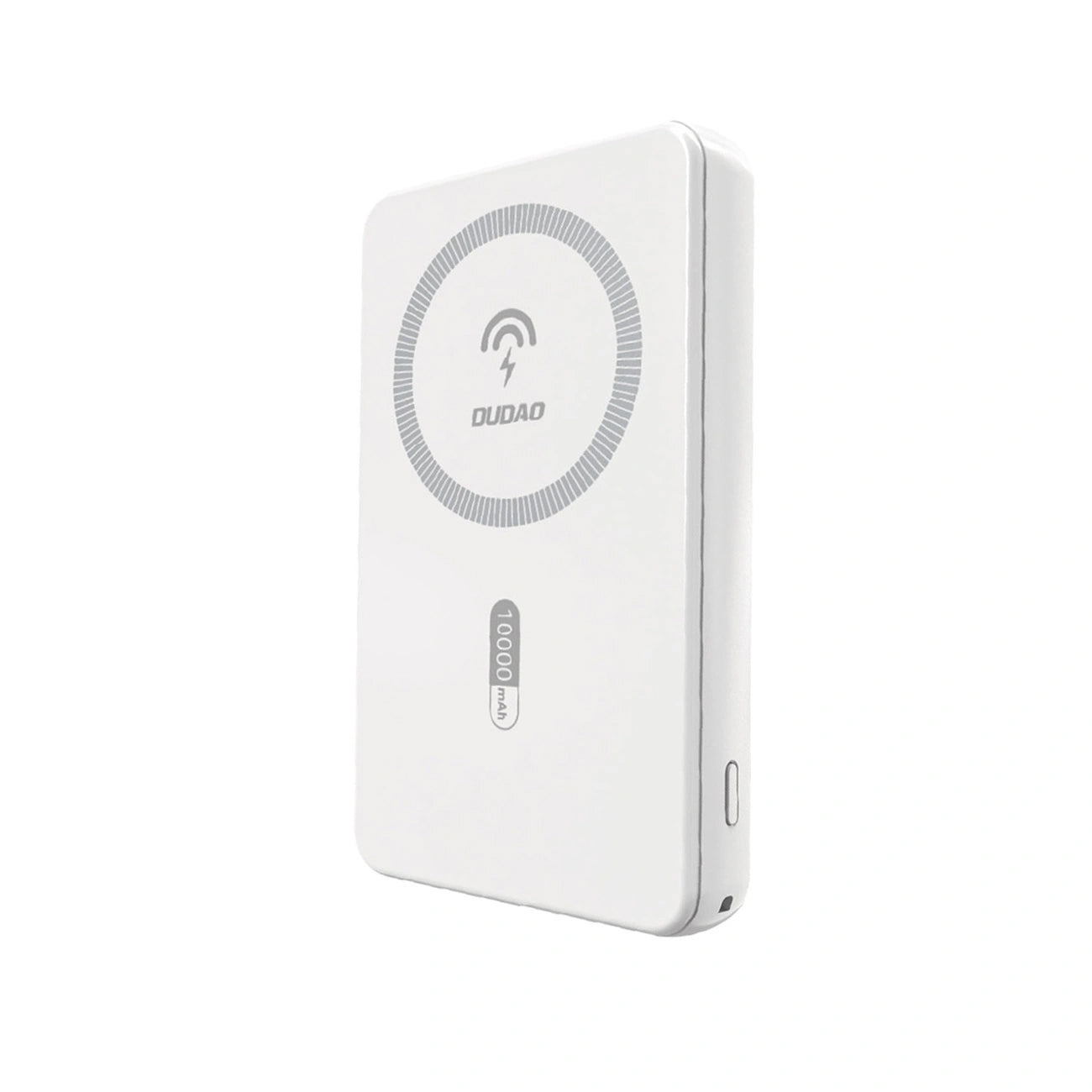 Trådløs Ekstern Batteri Dudao K14S, 5000mAh, 20W, QC + PD + FQI, 1 x QI - 1 x USB-A - 1 x USB-C, Hvid