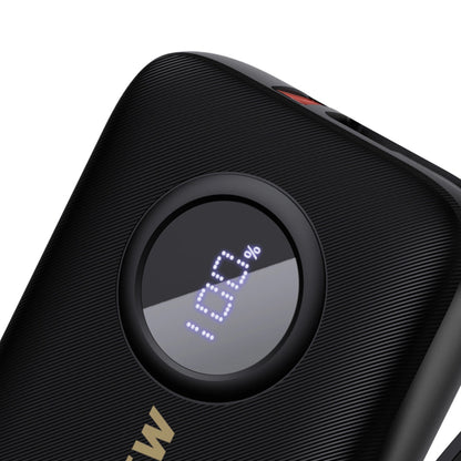 Ekstern Batteri Dudao K14, 10000mAh, 22.5W, QC + PD, 1 x Lightning - 1 x USB-A - 2 x USB-C, Sort