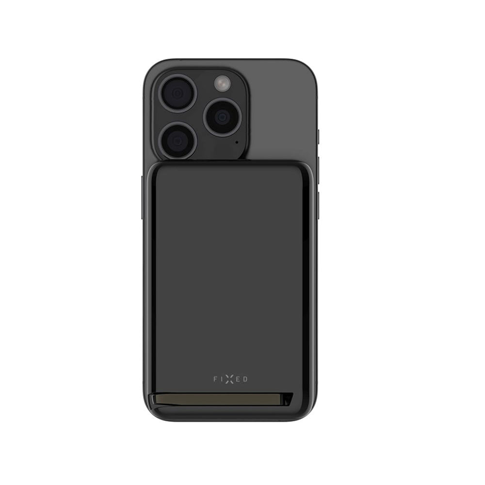 Ekstern trådløs batteri Fixed MagZen 10 Pro, 10000mAh, 30W, PD + FQI, 1 x QI - 1 x USB-C, Sort