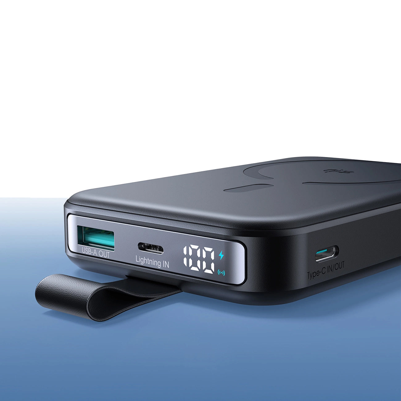 Ekstern Trådløs Batteri Joyroom JR-PBM11, 10000mAh, 22.5W, QC + PD + FQI, 1 x QI - 1 x USB-A - 1 x USB-C, Sort