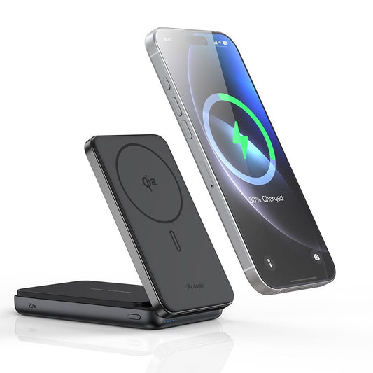 Ekstern trådløs batteri McDodo MC-6310 2in1, 10000mAh, 20W, PD + FQI, 1 x USB-C, Sort