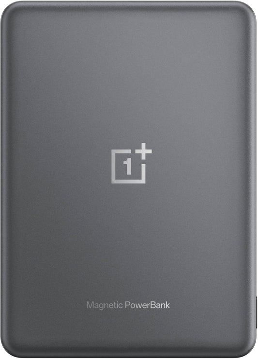 Ekstern trådløs batteri OnePlus Slim Magnetic, 5000mAh, 10W, FQI, 1 x USB-C, Grå