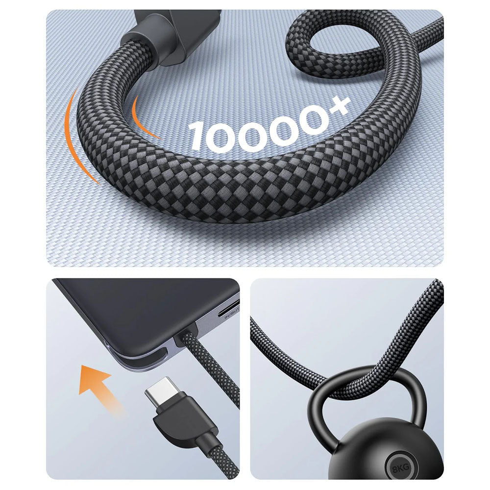 UGREEN PB570 trådløs powerbank (75982B), 10000 mAh, 30 W, PD + FQI, 1 x Qi – 2 x USB-C, grå
