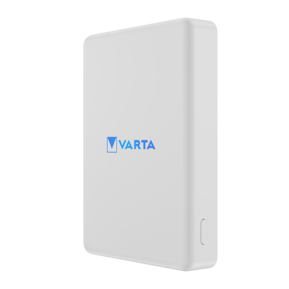 Ekstern trådløs batteri Varta Mag Pro, 5000mAh, 12W, 1 x QI - 1 x USB-C, Hvid