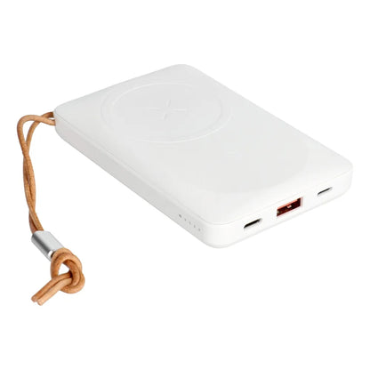 Ekstern Trådløs Batteri Veger VP1151 / W1151, 10000mAh, 22.5W, QC + PD + FQI, 1 x QI - 1 x USB-A - 1 x USB-C, Hvid