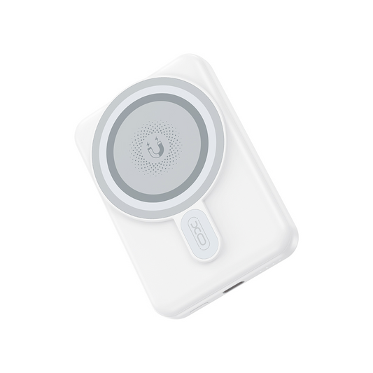 Ekstern trådløs batteri XO Design PR264, 10000mAh, 20W, PD + FQI, 1 x USB-C, Hvid