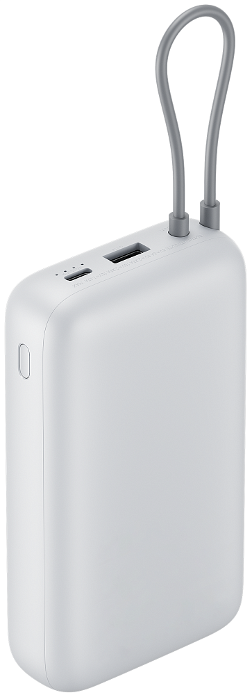 Ekstern batteri Xiaomi, 20000mAh, 22.5W, QC + PD, 1 x USB-A - 2 x USB-C, Sølv BHR9738GL