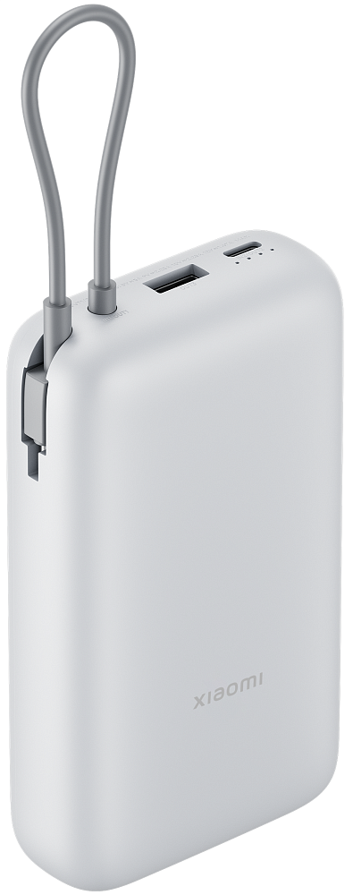 Ekstern batteri Xiaomi, 20000mAh, 22.5W, QC + PD, 1 x USB-A - 2 x USB-C, Sølv BHR9738GL