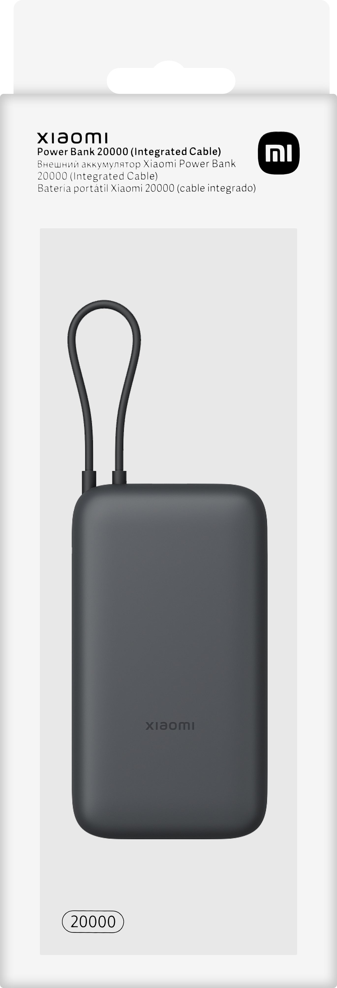 Xiaomi Ekstern Batteri, 20000mAh, 22.5W, QC + PD, 1 x USB-A - 2 x USB-C, Grå BHR9740GL