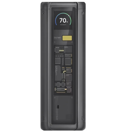 Ekstern Batteri Xiaomi HyperCharge, 25000mAh, 212W, QC + PD, 1 x USB-A - 2 x USB-C, Sort BHR9970GL