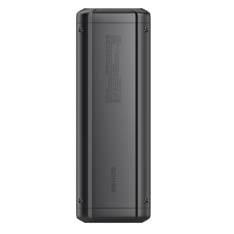 Ekstern Batteri Xiaomi HyperCharge, 25000mAh, 212W, QC + PD, 1 x USB-A - 2 x USB-C, Sort BHR9970GL