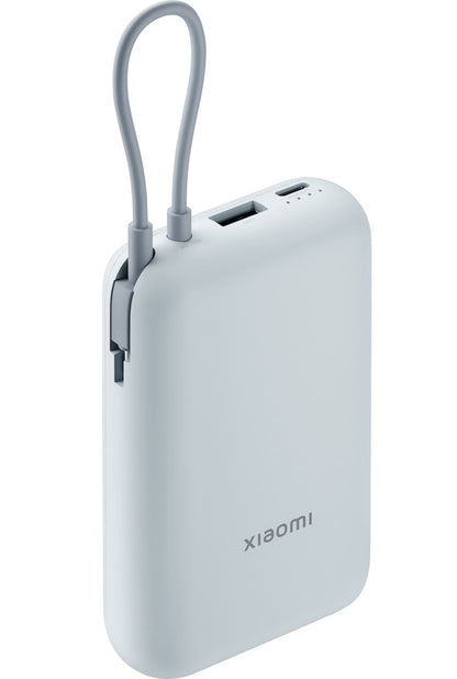 Ekstern batteri Xiaomi Pocket Edition Pro, 10000mAh, 33W, QC + PD, 1 x USB-A - 1 x USB-C, Blå BHR9073GL