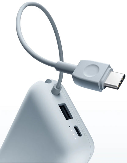 Ekstern batteri Xiaomi Pocket Edition Pro, 10000mAh, 33W, QC + PD, 1 x USB-A - 1 x USB-C, Blå BHR9073GL