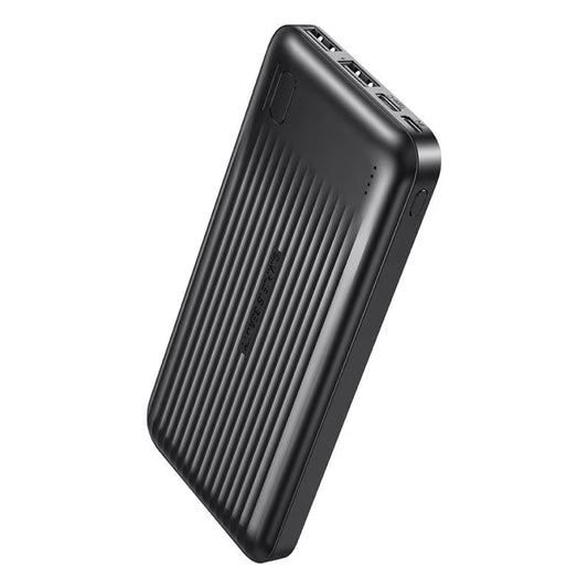 Eksternt batteri XO Design PB301, 10000mAh, 10W, 2 x USB-A, Sort
