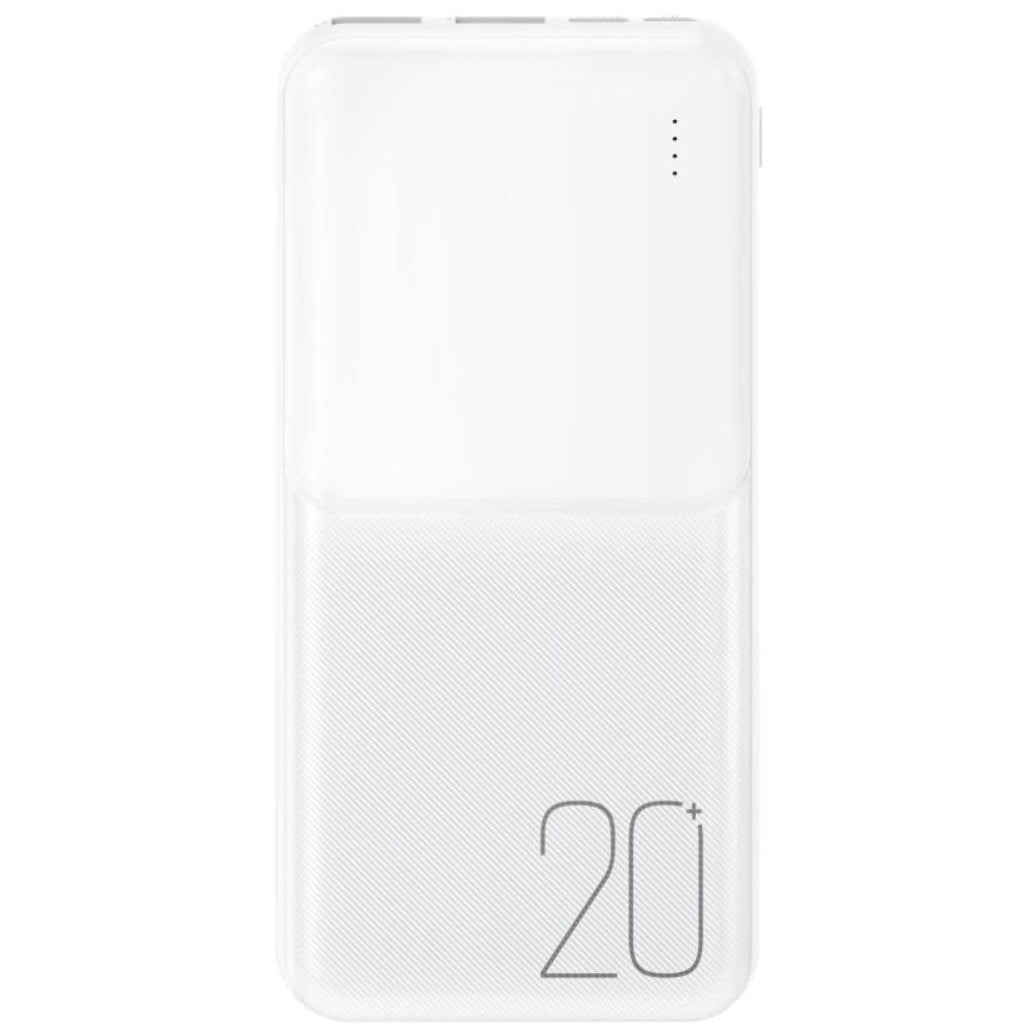 XO Design PR252 External Battery, 20000mAh, 10W, 2 x USB-A, White