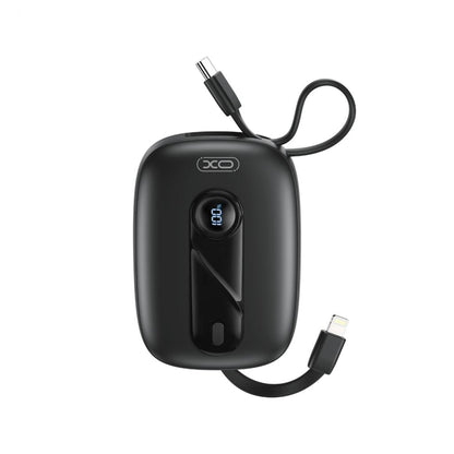 Ekstern batteri XO Design PR246, 10000mAh, 22.5W, PD, 1 x Lightning - 2 x USB-C, Sort