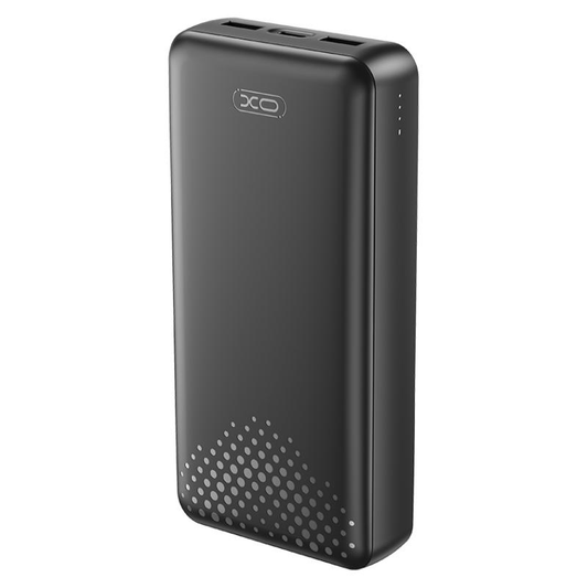 Ekstern Batteri XO Design PB313, 20000mAh, 10W, 2 x USB-A, Sort