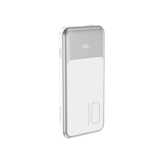 Ekstern batteri XO Design PR248, 10000mAh, 22.5W, QC + PD, 1 x Lightning - 1 x USB-A - 2 x USB-C, Hvid
