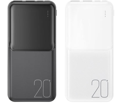 XO Design PR252 External Battery, 20000mAh, 10W, 2 x USB-A, White