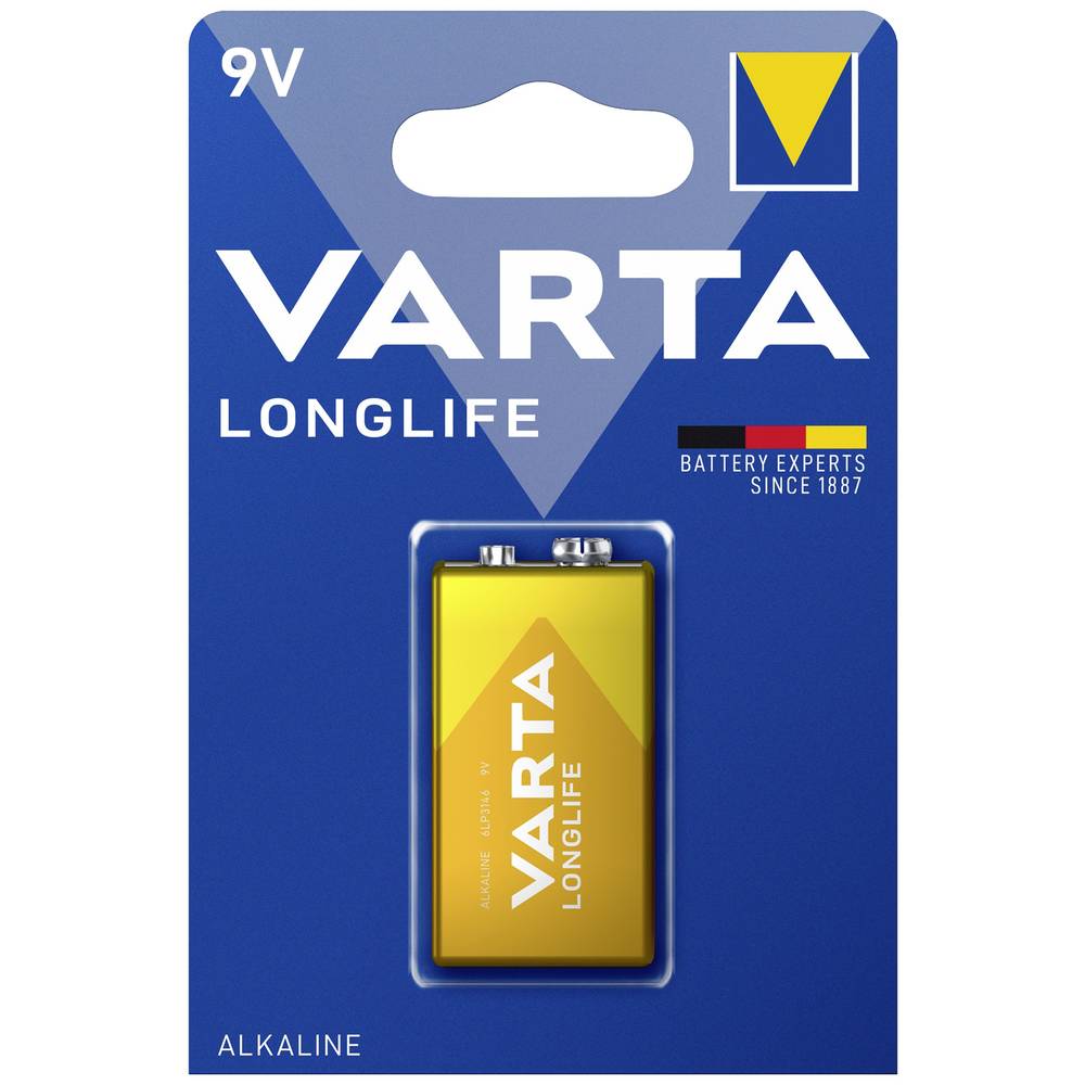 Batteri Varta Longlife, 6LR61 (9V)