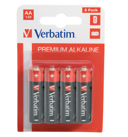 Verbatim Premium Batteri, AA / LR6, Sæt med 8 stk 49503