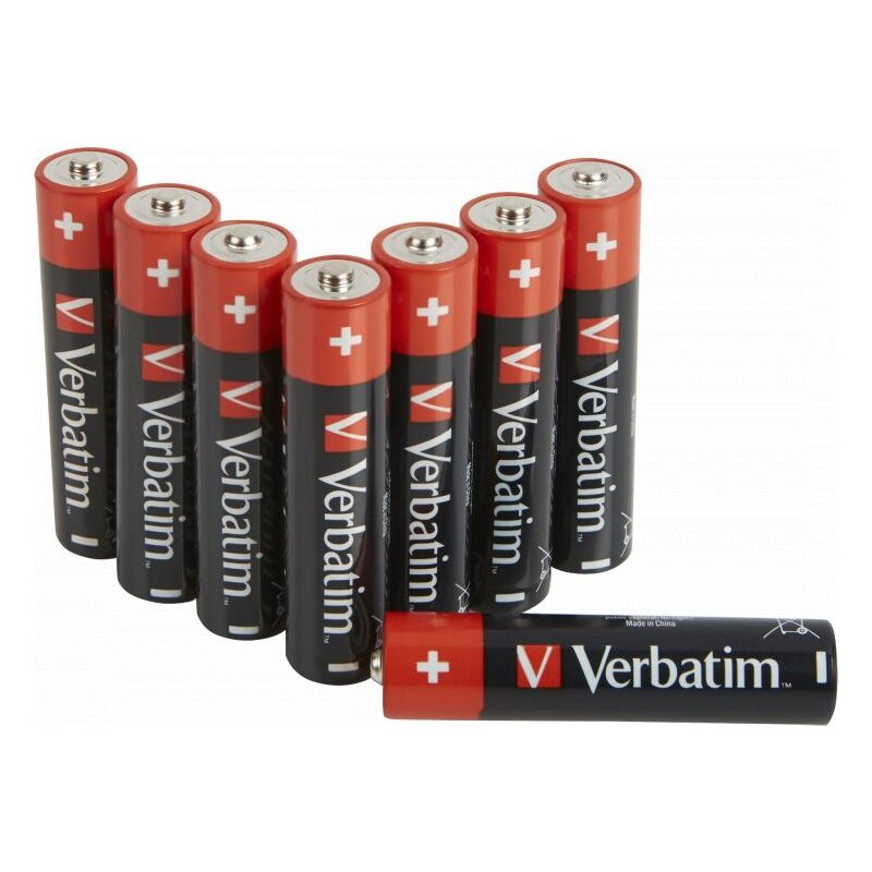 Verbatim Premium Batteri, AAA / LR3, Sæt med 8 stk 49502