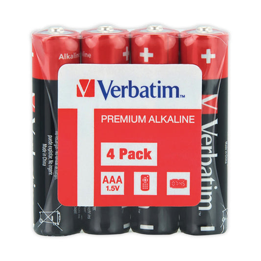 Verbatim Premium Batteri, AAA / LR3, Sæt med 4 stk. 49500