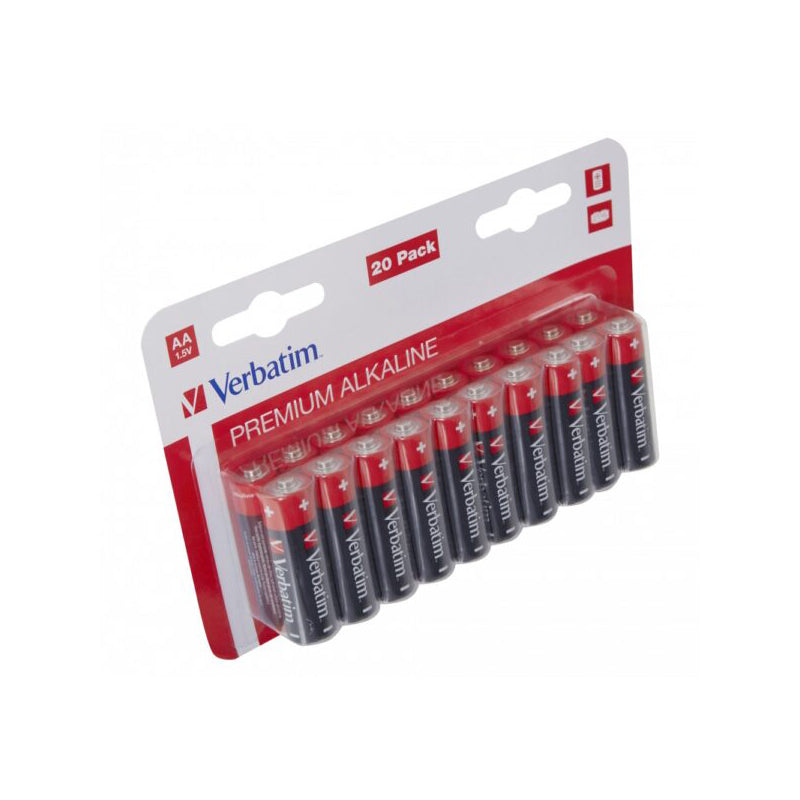 Verbatim Premium Batteri, AA / LR6, Sæt 20 stk 49877