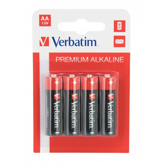Verbatim Premium Batteri, AA / LR6, Sæt med 4 stk. 49921