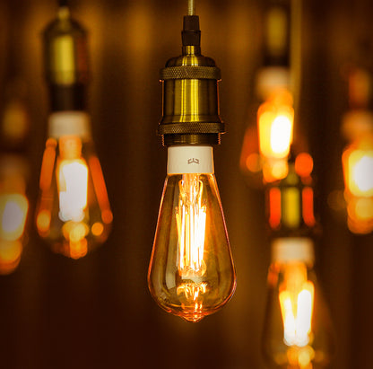 Yeelight ST64 Filamentpære, Wi-Fi, E27, 6W, 2000K, 500lm YLDP23YL