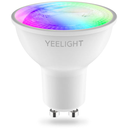 LED-pære Yeelight W1, Wi-Fi, GU10, 4.5W, 2700K - 6500K, 350lm, Sæt med 4 stykker, Multifarvet YLDP004-A