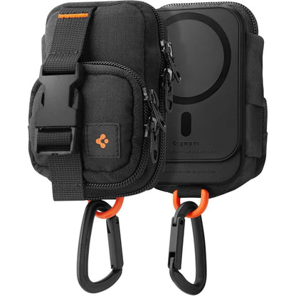 Universal MagSafe Taske til Telefon, Spigen, Snap Zip, Sort