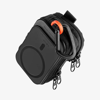 Universal MagSafe Taske til Telefon, Spigen, Snap Zip, Sort