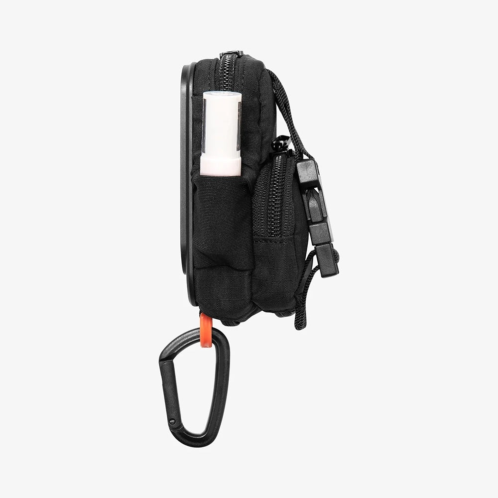 Universal MagSafe Taske til Telefon, Spigen, Snap Zip, Sort