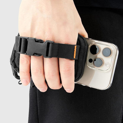 Universal MagSafe Taske til Telefon, Spigen, Snap Zip, Sort