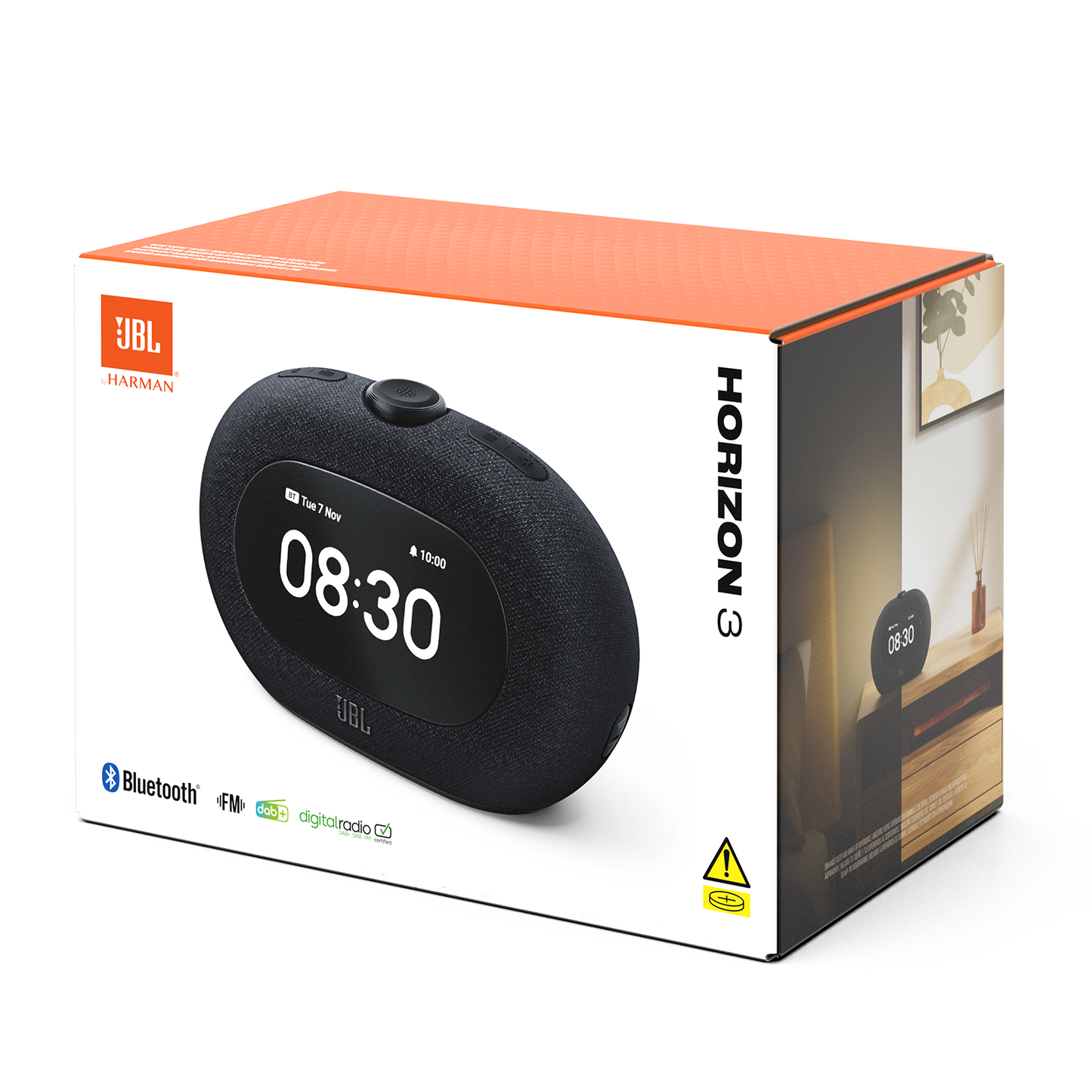 Bluetooth-højttaler JBL Horizon 3, 2 x 5W, Pro Sound, Sort JBLHORIZON3BLK