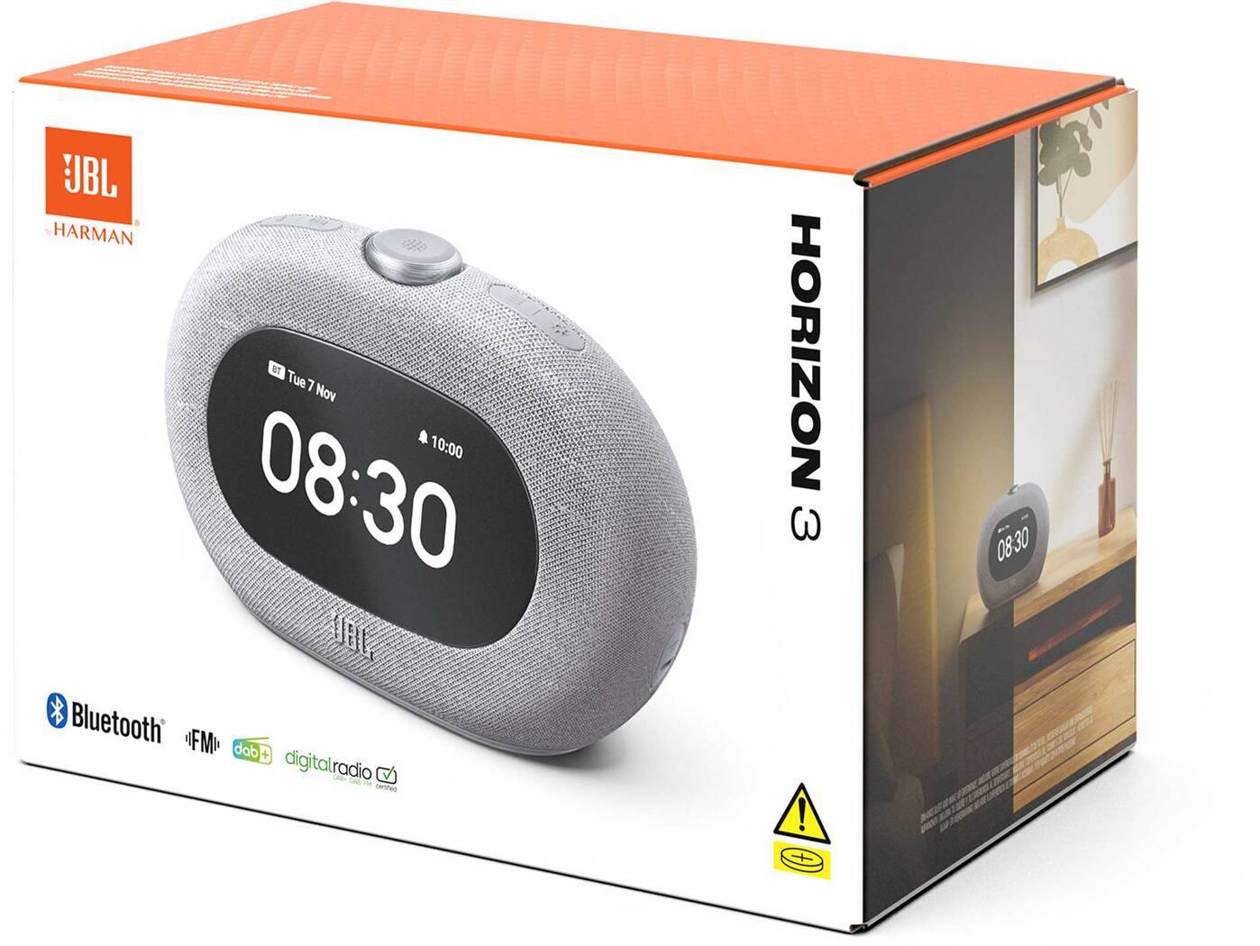 Bluetooth-højttaler JBL Horizon 3, 2 x 5W, Pro Sound, Grå JBLHORIZON3GRY