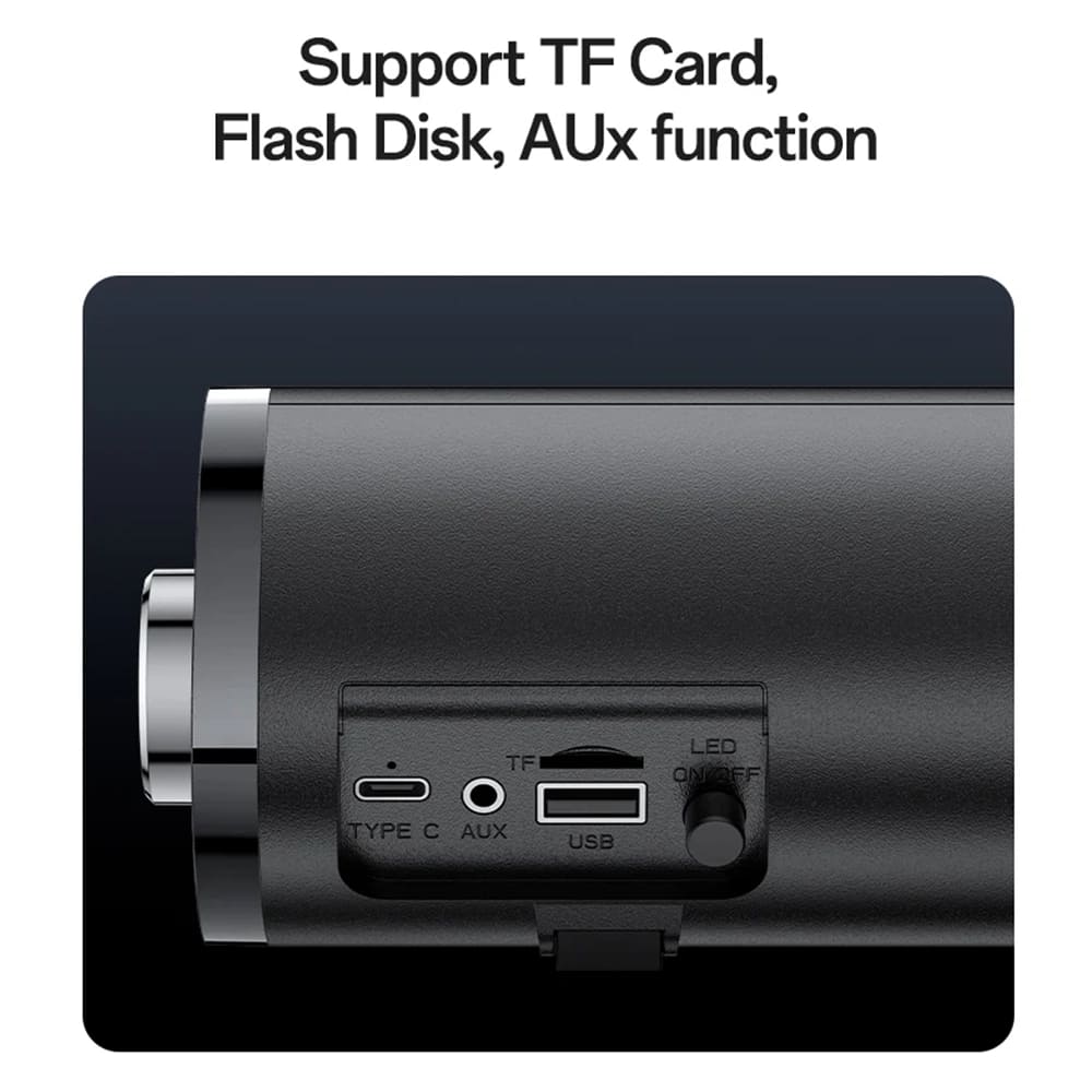 Bluetooth-højttaler Yesido YSW27, 10W, RGB, Sort