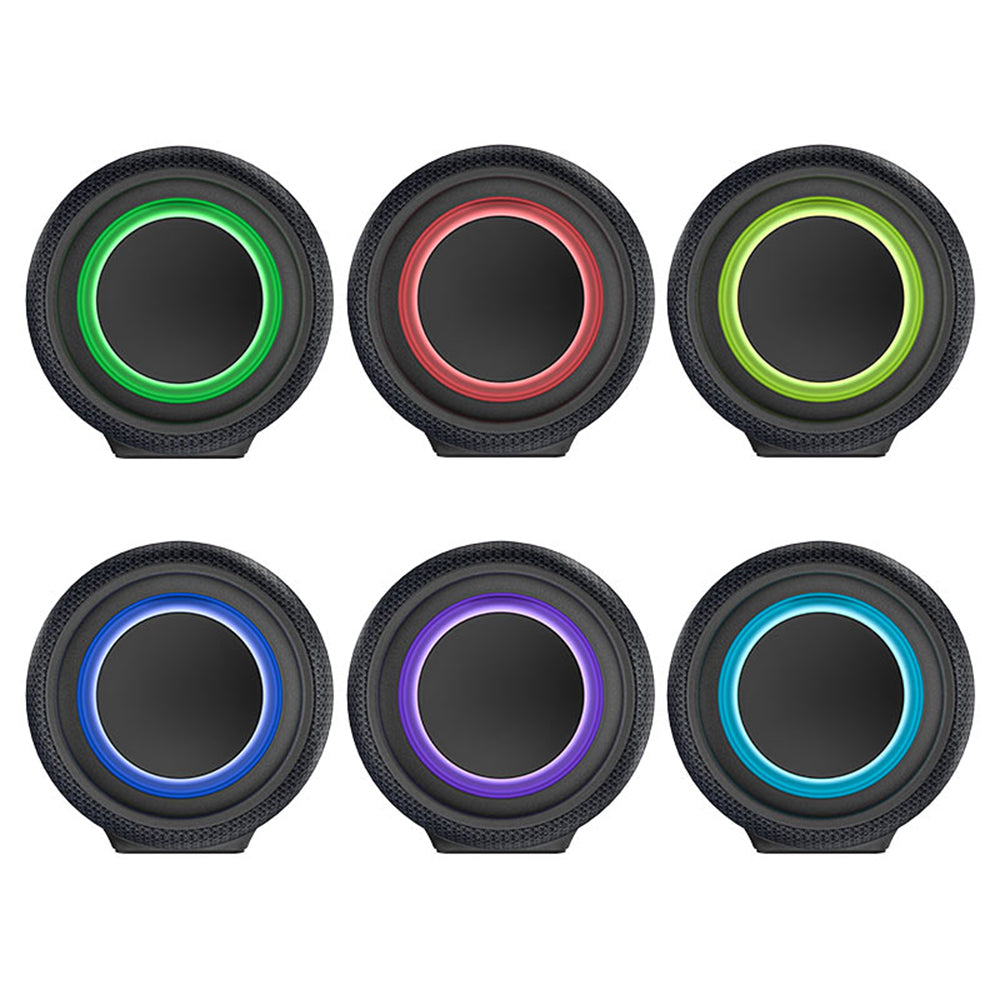 Bluetooth-højttaler Acefast K2 Air, 2 x 20W, RGB, Vandtæt, Sort