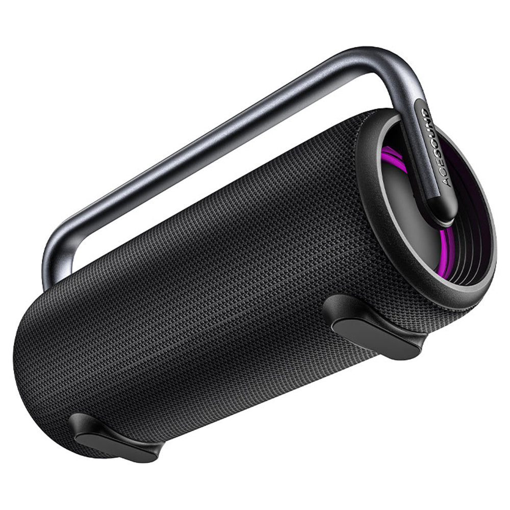Bærbar Bluetooth-højttaler Acefast K2 Pro, 2 x 50W - 2 x 10W, RGB, Vandtæt, Sort