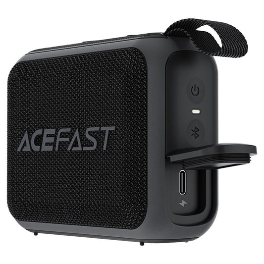 Bærbar Bluetooth-højttaler Acefast K4 Go, 5W, Vandtæt, Sort