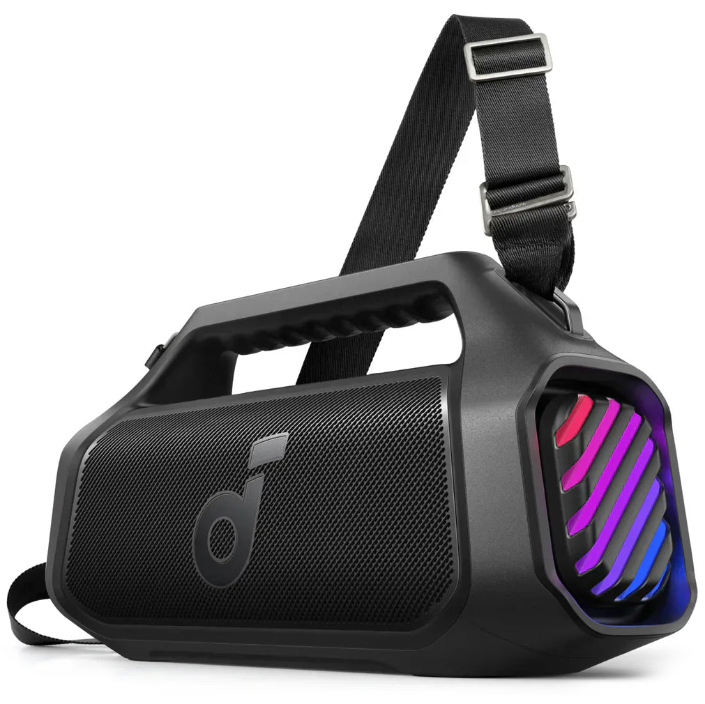 Bærbar Bluetooth-højttaler Anker SoundCore Boom 2 Plus, 140W, TWS, RGB, Vandtæt, Sort A3134011