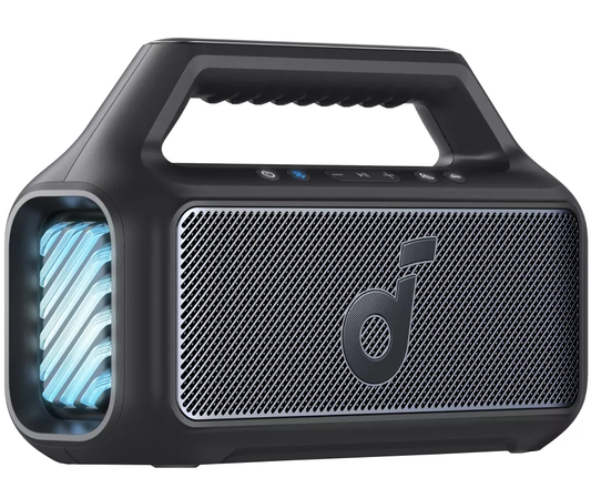 Bærbar Bluetooth-højttaler Anker SoundCore Boom 2 Ny Version, 80W, TWS, RGB, Vandtæt, Sort A3138012