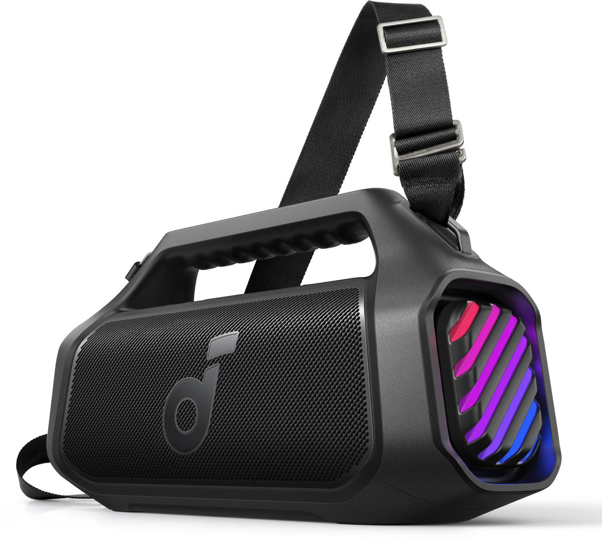 Bærbar Bluetooth-højttaler Anker SoundCore Boom 2 Plus Ny Version, 140W, TWS, RGB, Vandtæt, Sort A3134012